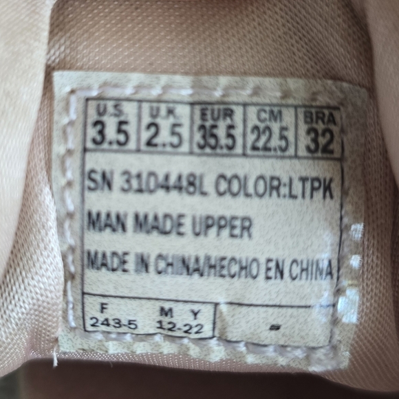 Skechers Girls Pink Sneakers Size 3.5 - Picture 9 of 11